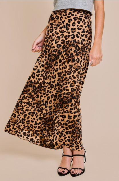 Cheetah Maxi Skirt