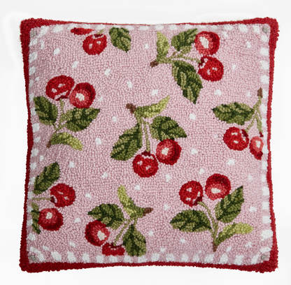 Pink Cherry Pillow