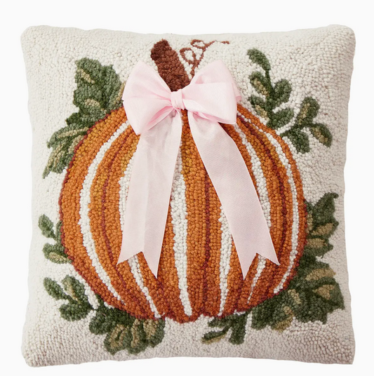 Pumpkin Bow Pillow