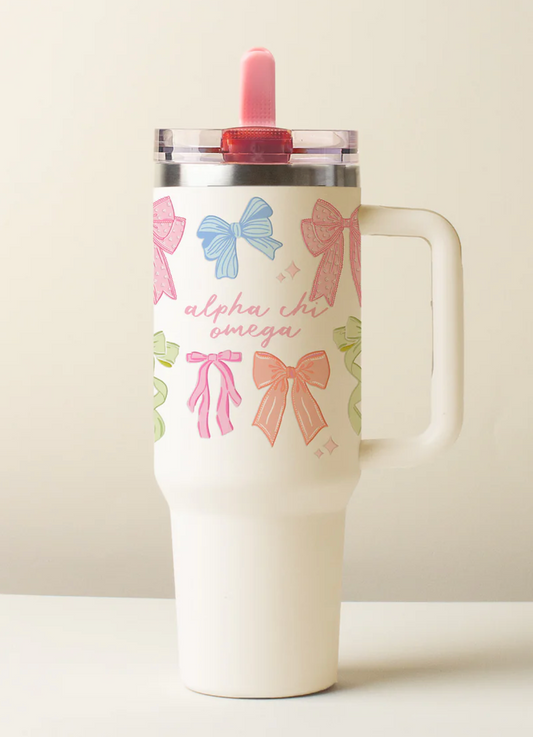 Sorority Flip Straw Tumbler