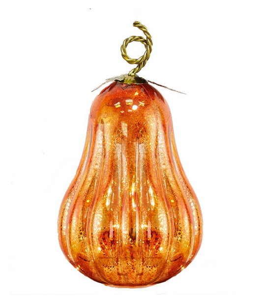 Large Mercury Glass Pumpkin