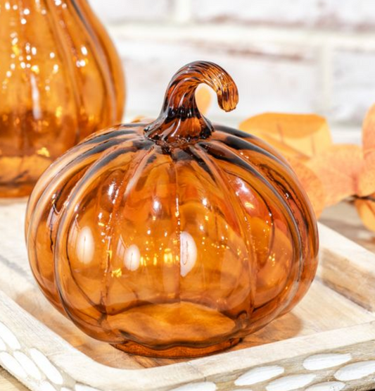 5.5" Glass Pumpkin