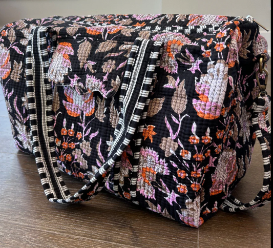 Block Quilt Duffle Bag