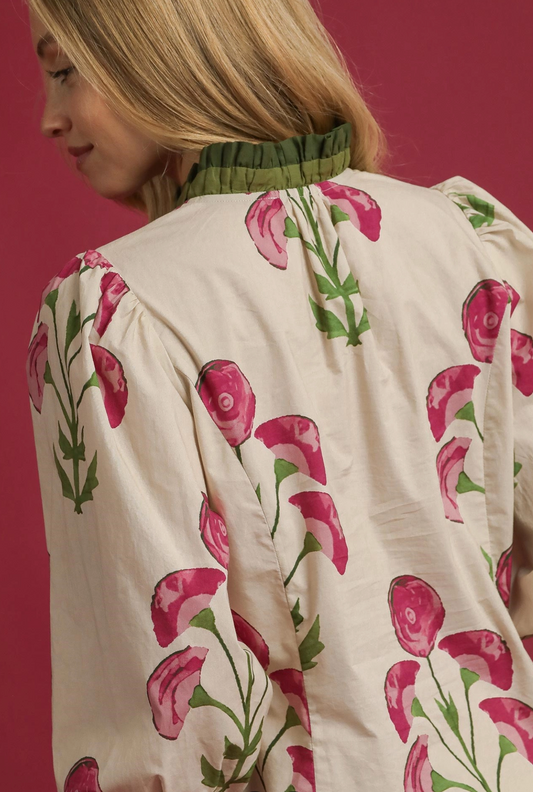 Fall Poppy Top