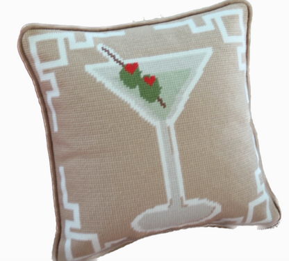 Dirty Martini Pillow