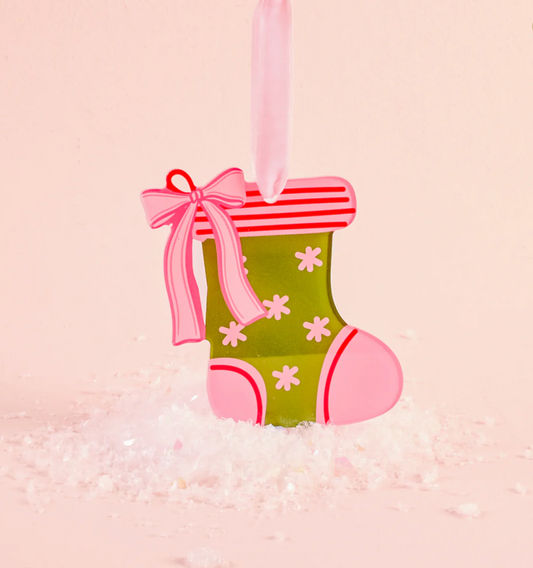Stocking Acrylic Ornament