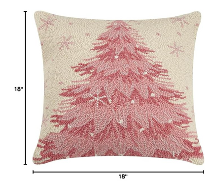 Pink Tree Hook Pillow