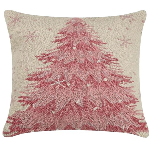 Pink Tree Hook Pillow