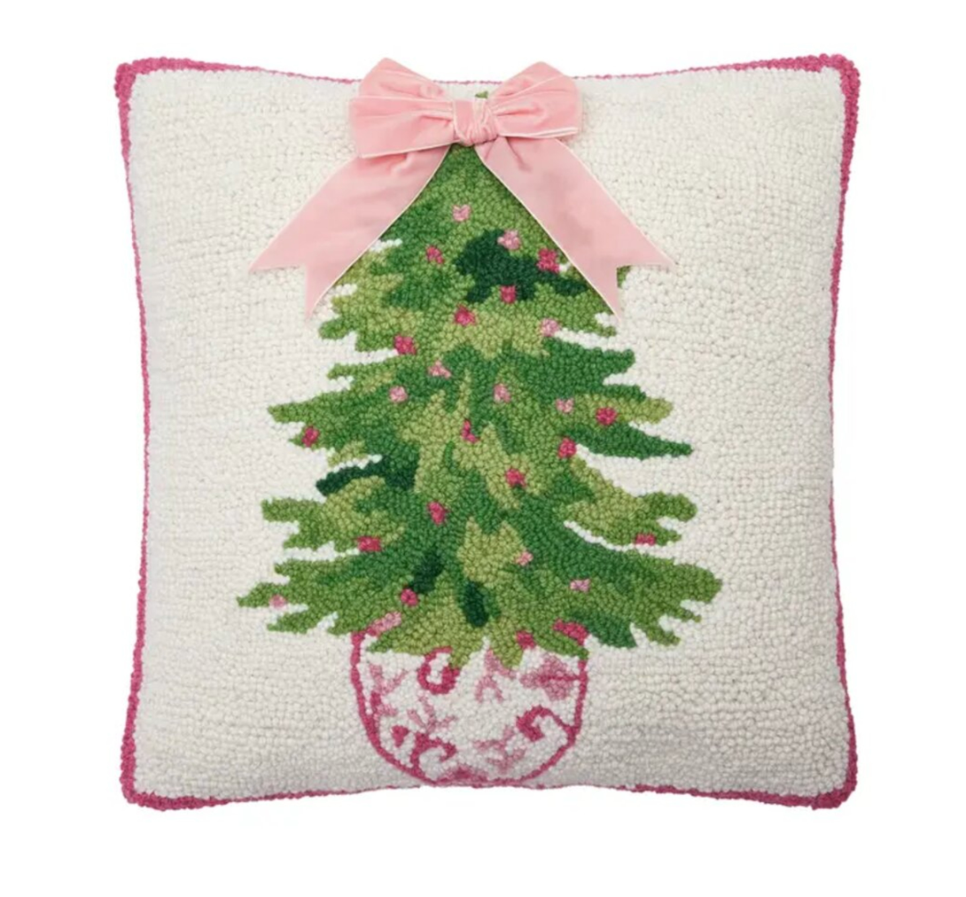 Pink Chinoise Tree Pillow