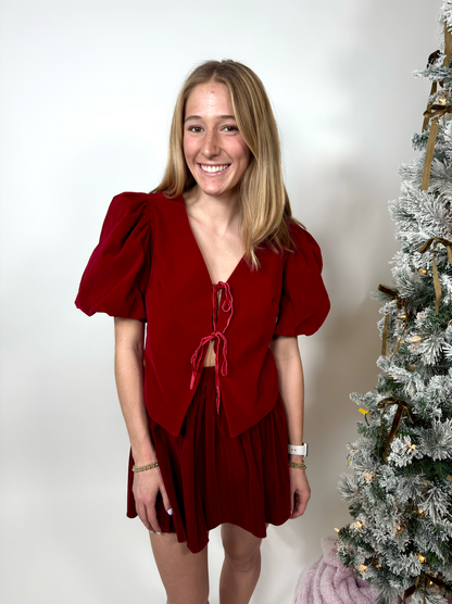 Aria Velvet Top
