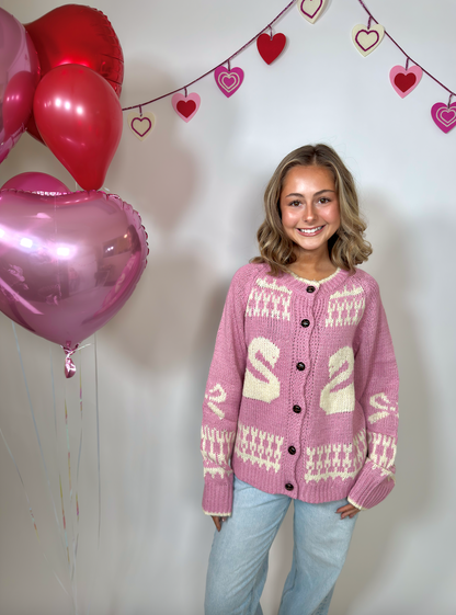 Swan Cardigan Sweater