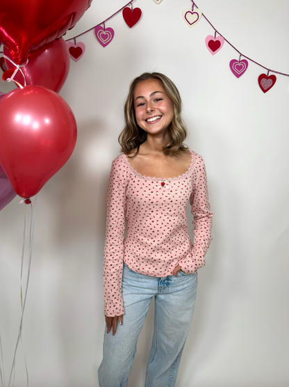 Blush Floral Top