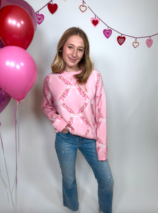 Pink Coquette Sweater