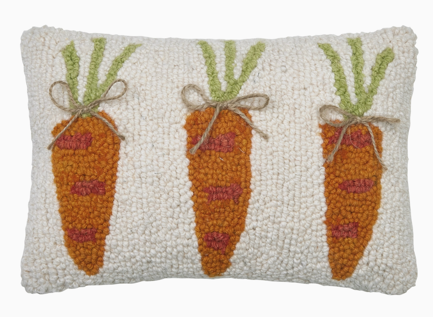 Three Carrot Pillow