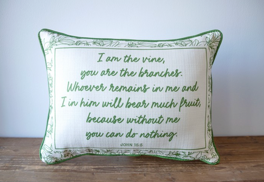 John 15:5 Pillow
