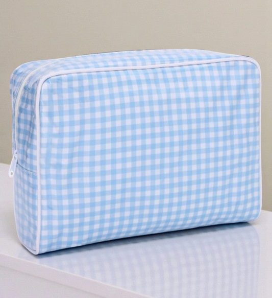Blue Gingham Bag