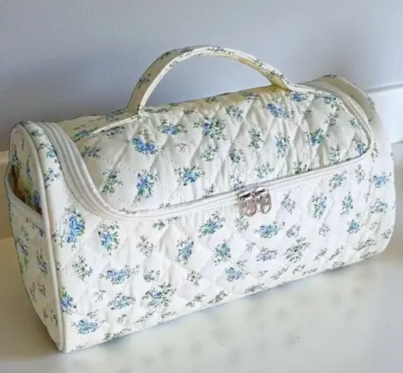 Quilted Cosmetic Bag