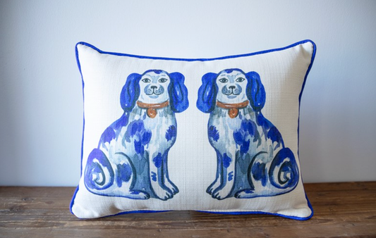 Double Dog Pillow