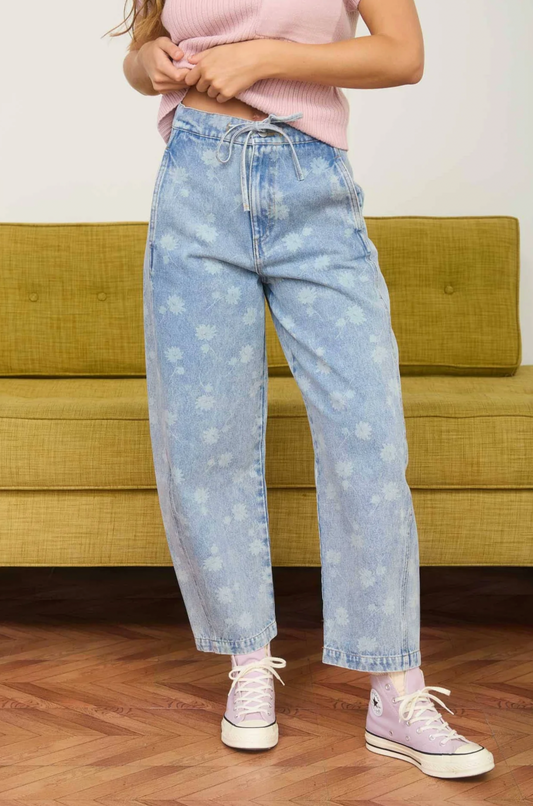 Flora Barrel Jean