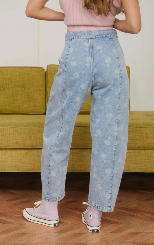 Flora Barrel Jean