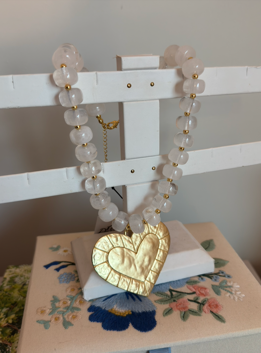 Lover Necklace - White