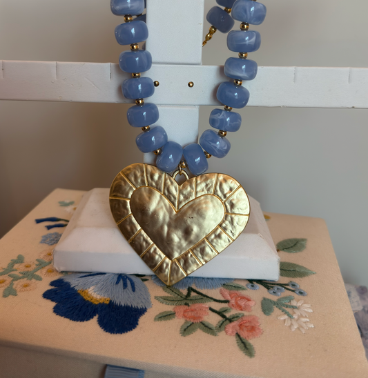 Lover Necklace - Blue