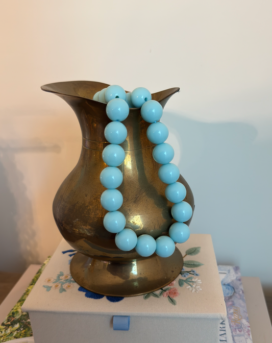 Lydia Necklace: Light Blue