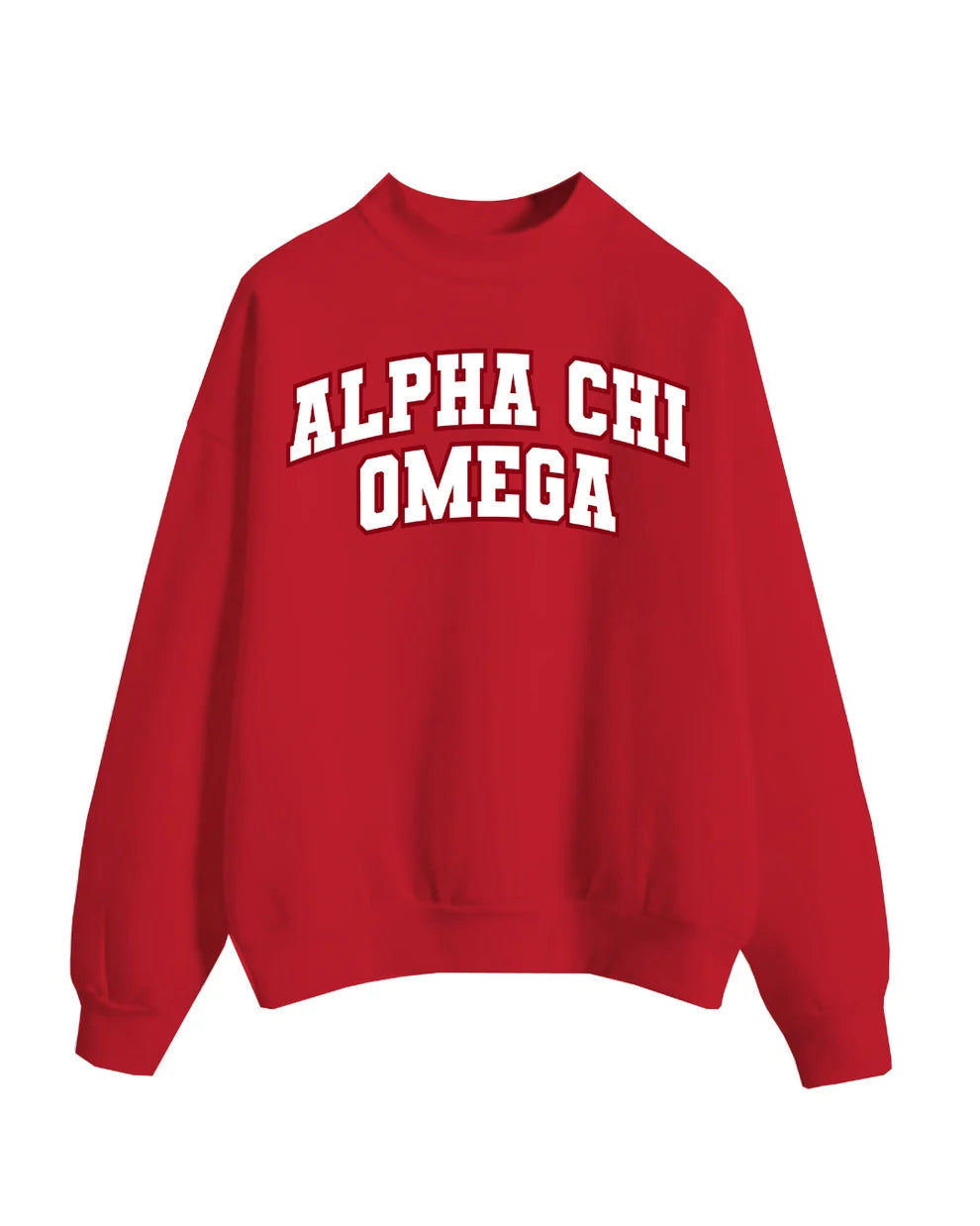 Alpha Chi Block Letter Sweatshirt