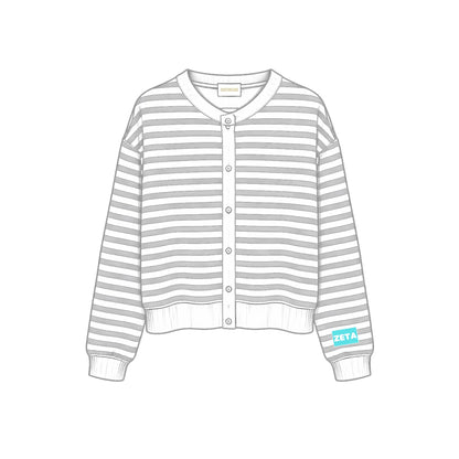 SORORITY STRIPE CARDIGAN PRE ORDER EST ARRIVAL 10/2