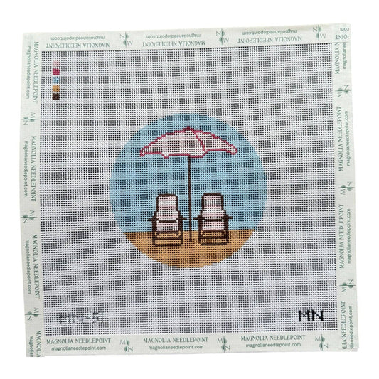Pink Striped Beach Chairs Fully Kitted!