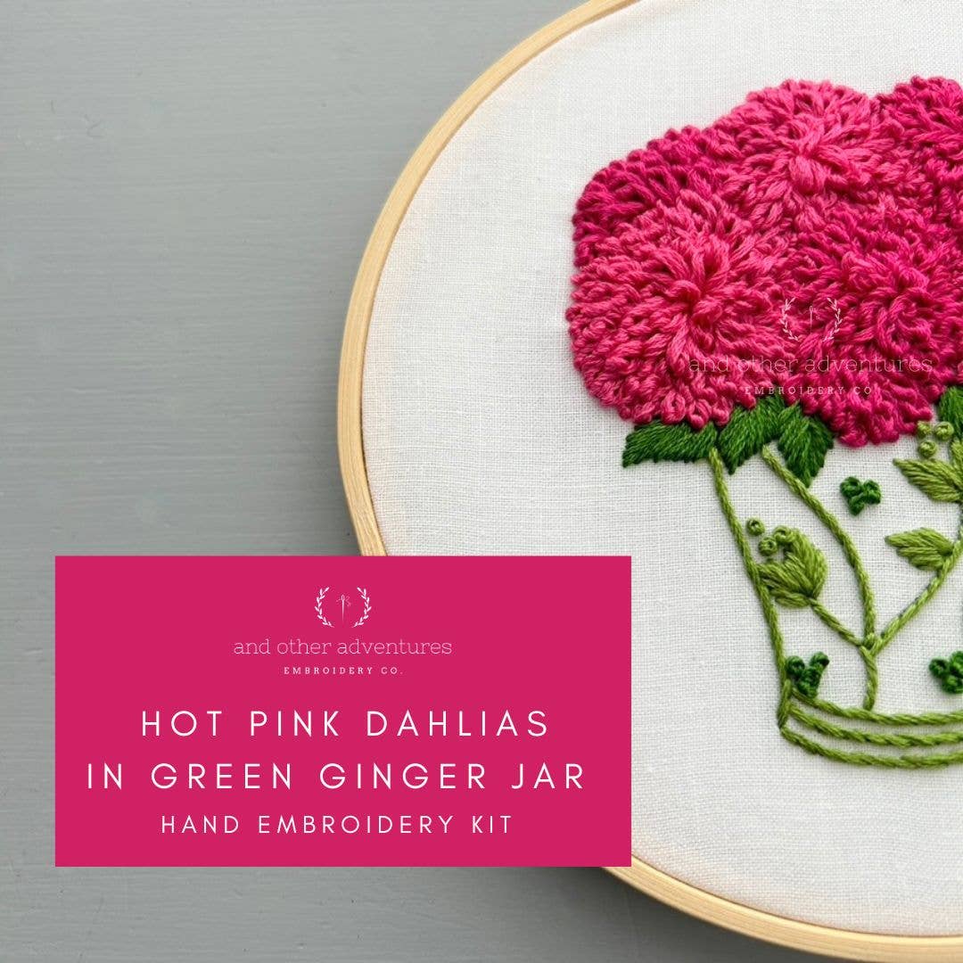 Dahlias Cross Stitch Kit