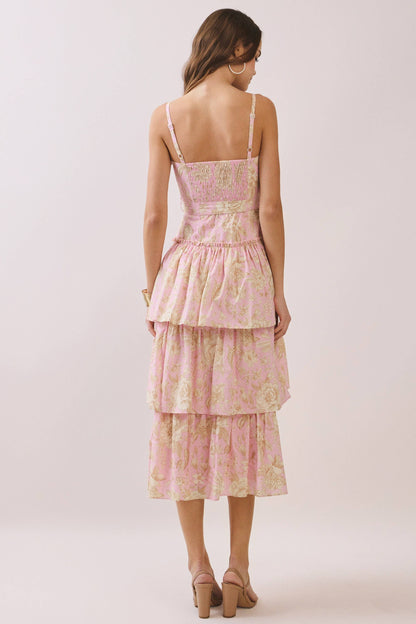 Kaylee Ruffle Midi Dress