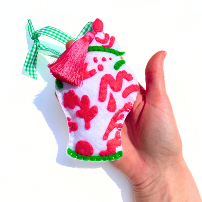 Chinoiserie Temple Jar Ornament