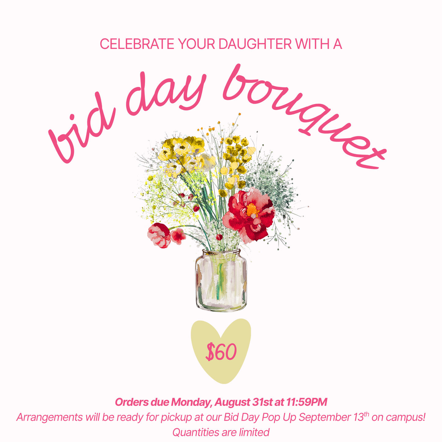 Bid Day Bouquet