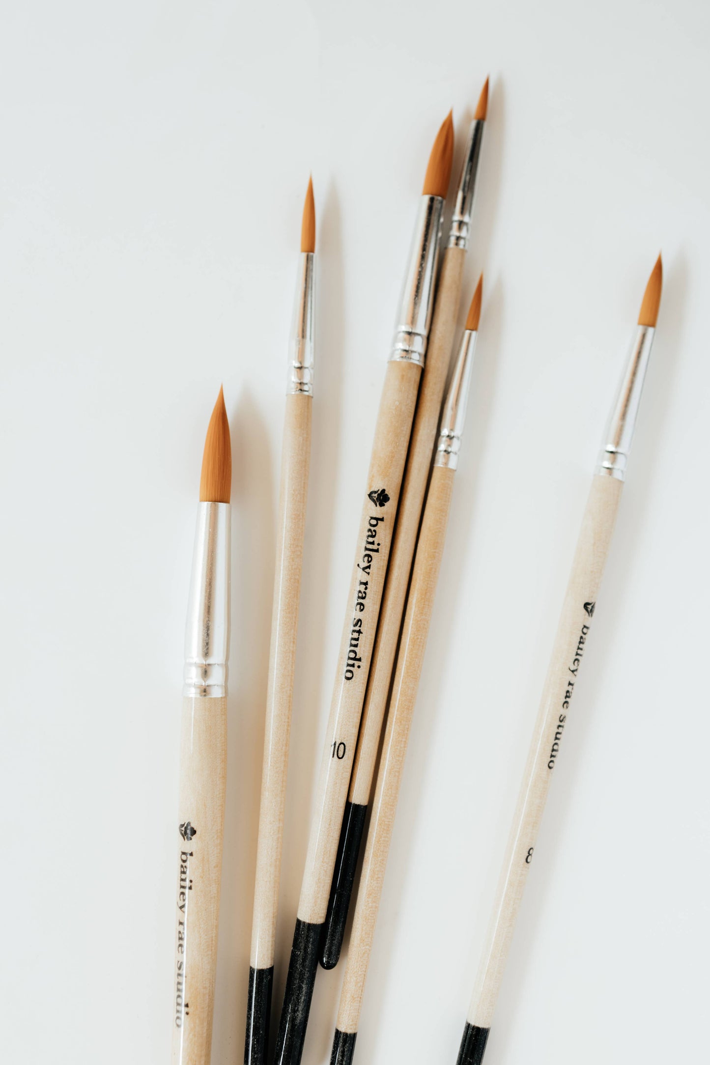 Round Tip Watercolor Brush Set 6 piece