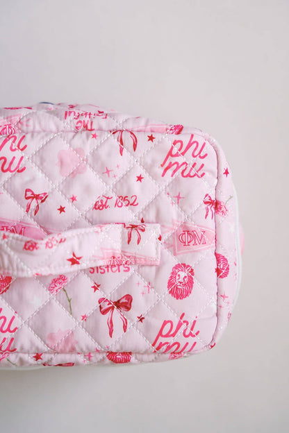 Phi Mu Toiletry Bag