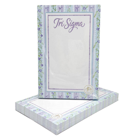 Sigma Sigma Sigma Grandmillennial Notepad - Greek