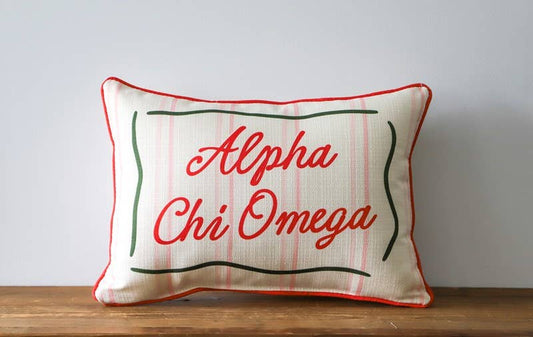 Sorority Stripe Pillow
