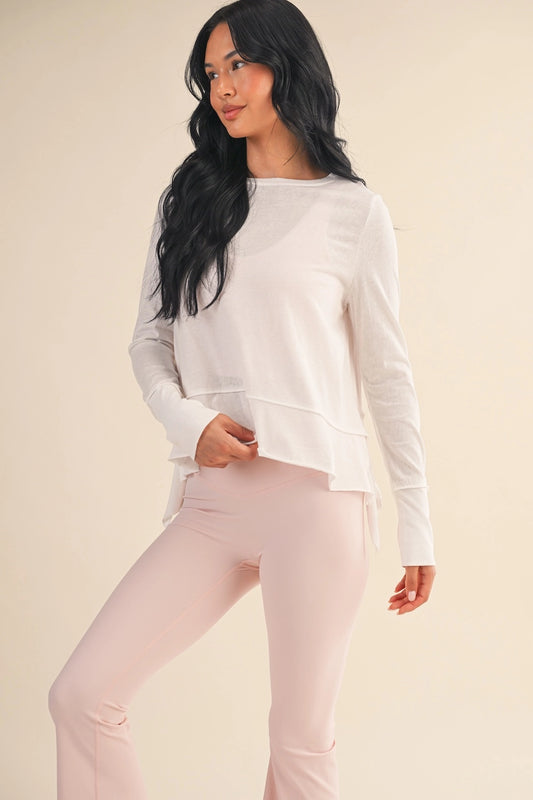Cotton Candy Top - WHITE