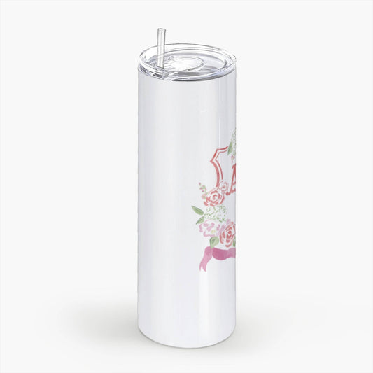 Alpha Chi Omega Monogram Crest Tumbler: 20oz