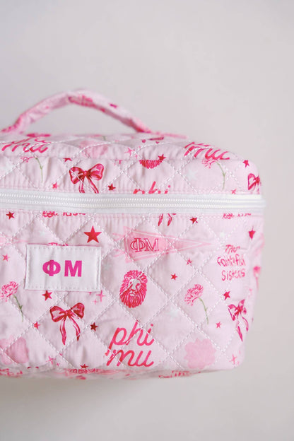 Phi Mu Toiletry Bag