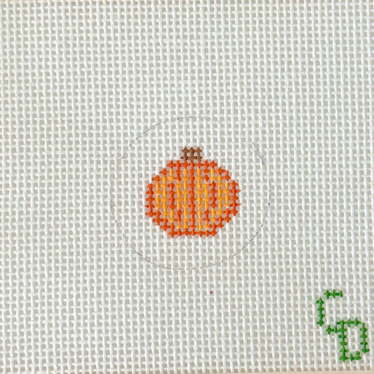 Pumpkin Mini Canvas — 18 Mesh
