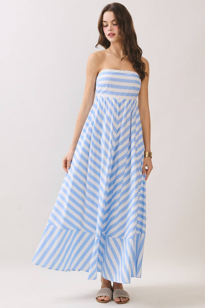 Stripes Maxi Dress