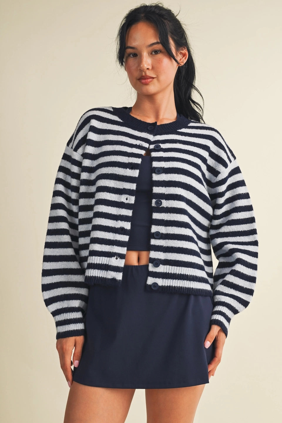Gloria Striped Cardigan