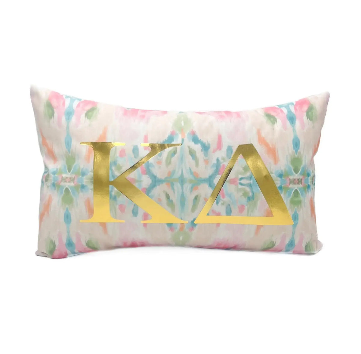 KD Gold Foil Kaleidoscope Sorority Pillow