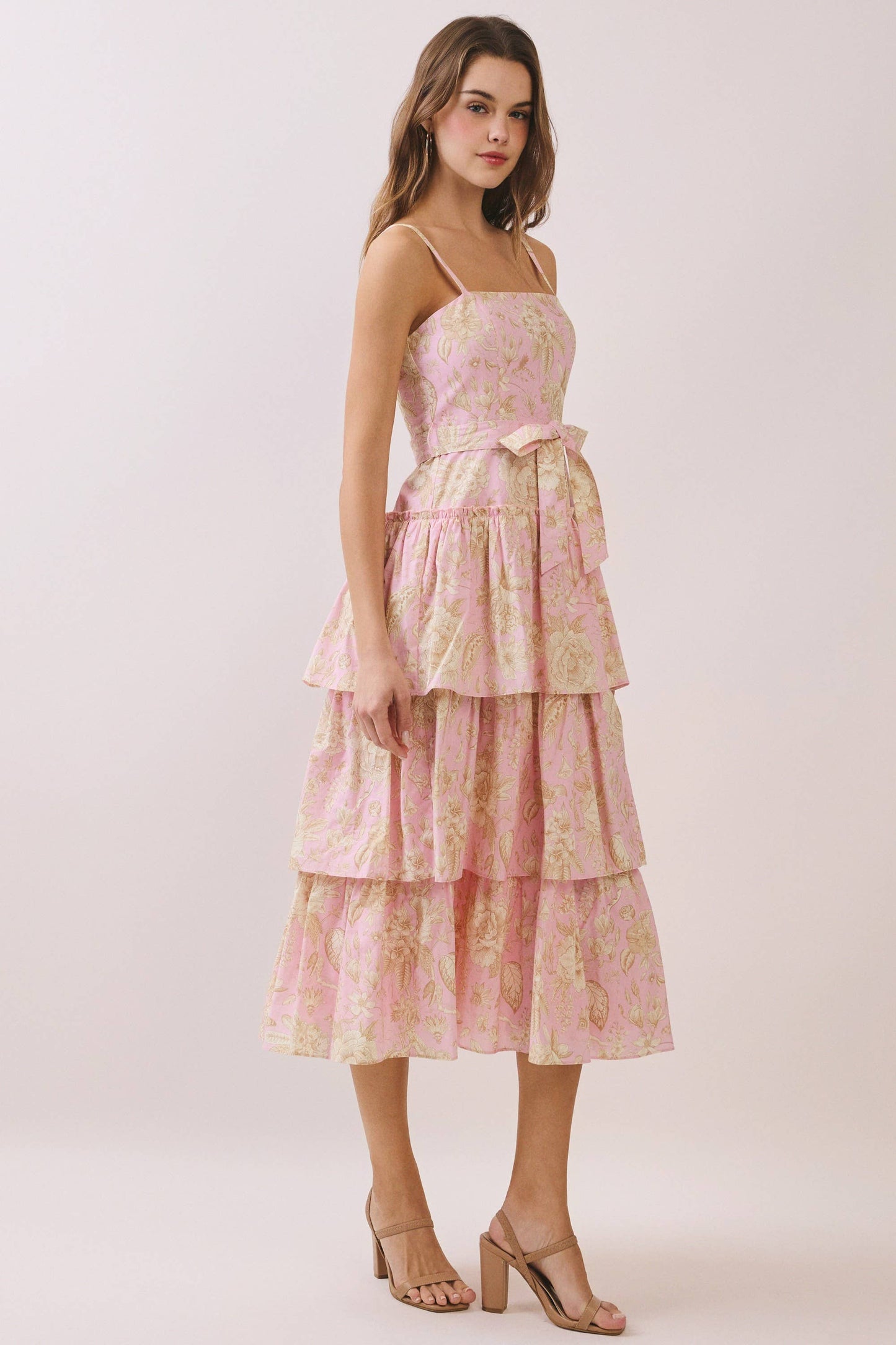 Kaylee Ruffle Midi Dress