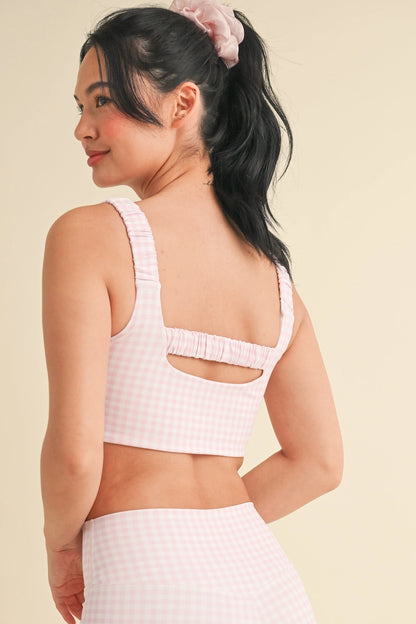 Gingham Athletic Set