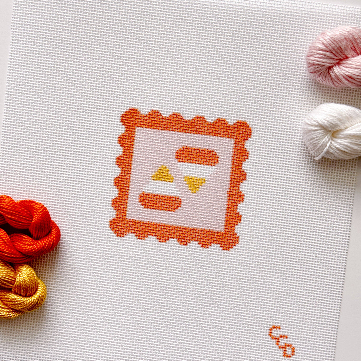 Candy Corn Canvas – 18 Mesh
