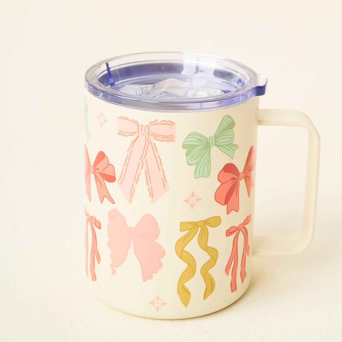 14 oz Insulated Mug- Bows