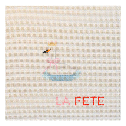 Party Animals: Swan Canvas — 13 Mesh